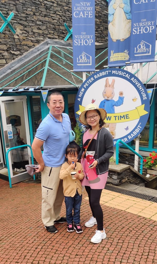 Flora Liu at Windermere, Lake District