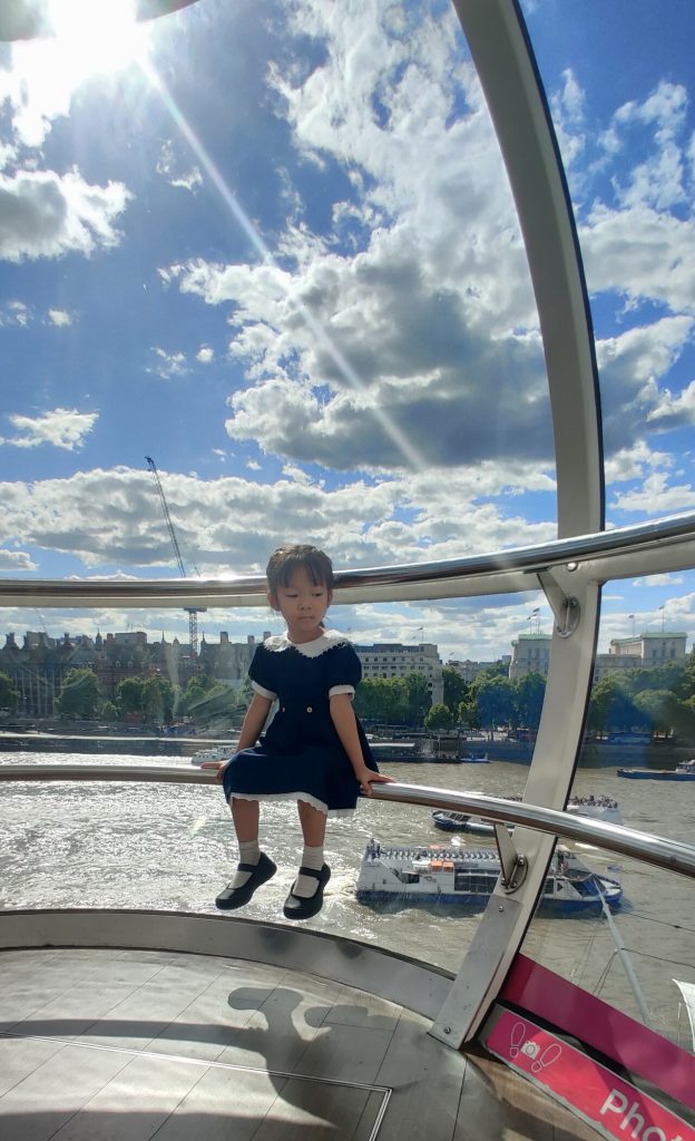 Flora Liu at London Eye
